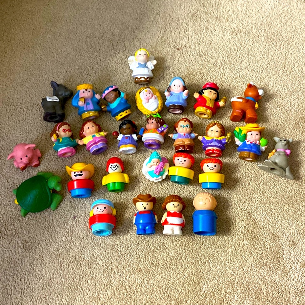 Vintage Fisher Price Little People Lot